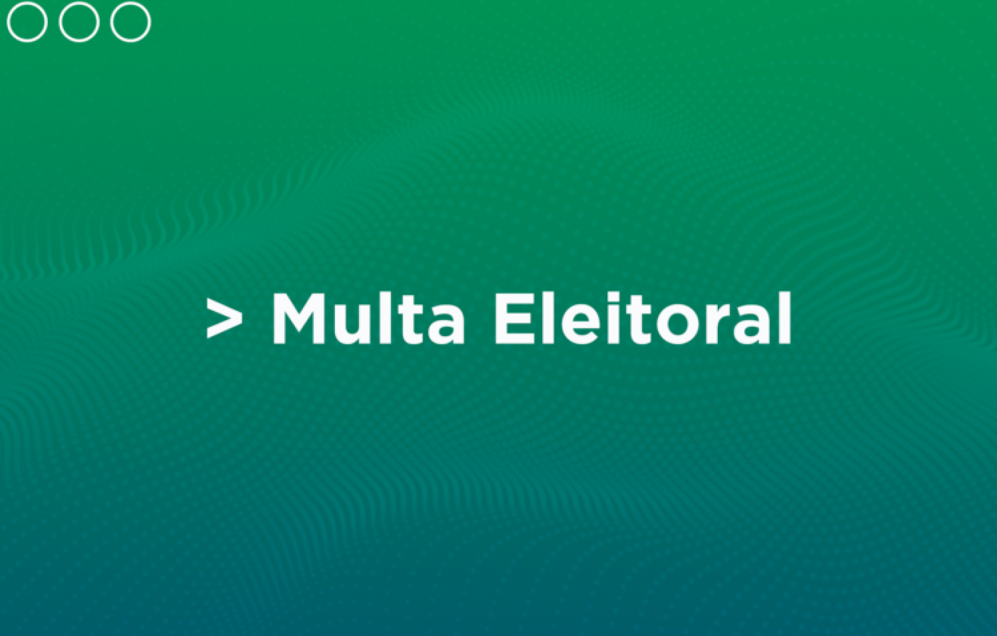 multa-eleitoral